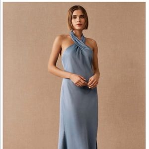 BHLDN Ruby Satin Charmeuse Dress